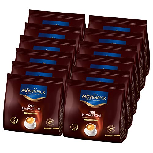 Mövenpick DER HIMMLISCHE 12x16 Kaffeepads á 112g (1344g) - Premium Kaffee, 96 Pads von Mövenpick