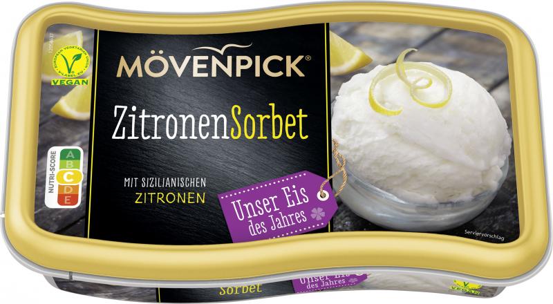 Mövenpick Eiscreme des Jahres Zitronensorbet Mövenpick Eiscreme des Jahres Zitronensorbet von Mövenpick