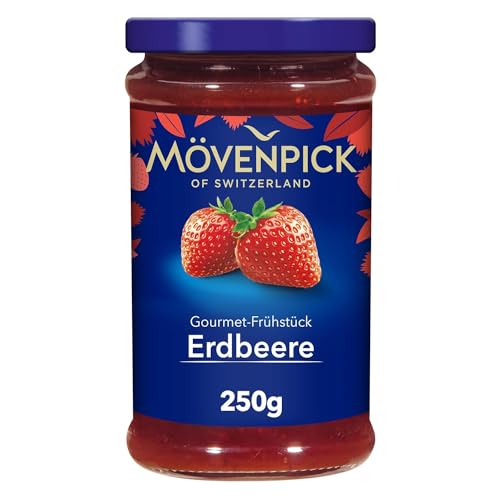 Mövenpick Gourmet-Frühstück Erdbeere, hochwertiger Premiumaufstrich Fruchtaufstrich, 250 g Mövenpick Gourmet-Frühstück Erdbeere, hochwertiger Premiumaufstrich Fruchtaufstrich, 250 g von Mövenpick