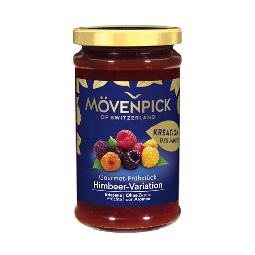 Mövenpick Gourmet-Frühstück Himbeer-Variation, Premium Fruchtaufstrich, 250 g Mövenpick Gourmet-Frühstück Himbeer-Variation, Premium Fruchtaufstrich, 250 g von Mövenpick
