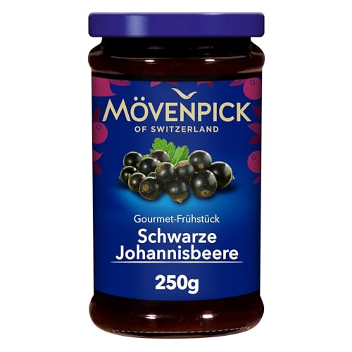 Mövenpick Gourmet-Frühstück Schwarze Johannisbeere, Premium Fruchtaufstrich,250 g Mövenpick Gourmet-Frühstück Schwarze Johannisbeere, Premium Fruchtaufstrich,250 g von Mövenpick
