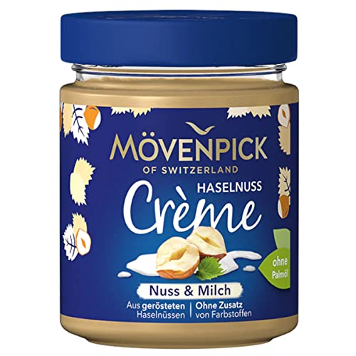 Mövenpick Nuss und Milch Helle Haselnuss Creme Brotaufstrich 300g von Mövenpick