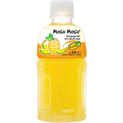 MOGU MOGU Ananas / Pineapple Geschmack mit Nata de Coco 24x320 ml Sixpack ! von Mogu Mogu