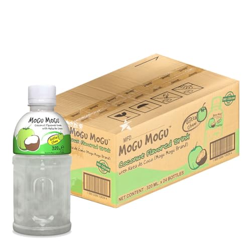 MOGU MOGU Kokosnuss / Coconut Geschmack mit Nata de Coco 24x320 ml Sixpack ! von Mogu Mogu