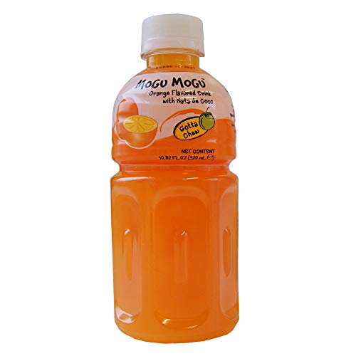 Mogu Mogu Orangengeschmack, mit Nata de Coco, 6 x 320 ml von Mogu Mogu