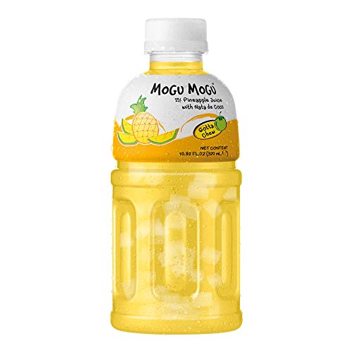 Mogu Mogu Pineapple Nata De Coco Saft, 6 Flaschen von Mogu Mogu