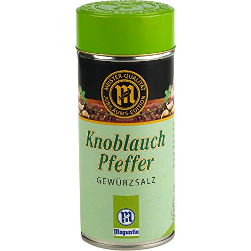 Knoblauch Peffer, Gewürzsalz - Moguntia 1er Pack 135g von Moguntia