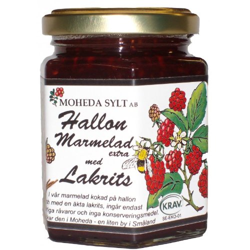 Moheda Himbeeren Konfitüre Extra mit Lakritz von Moheda