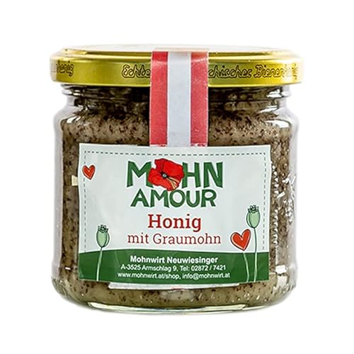 Graumohn Cremehonig 250g - Österreichischer Cremehonig mit Waldviertler Graumohn von Mohnwirt Neuwiesinger Graumohn Cremehonig 250g - Österreichischer Cremehonig mit Waldviertler Graumohn von Mohnwirt Neuwiesinger von Mohn Amour
