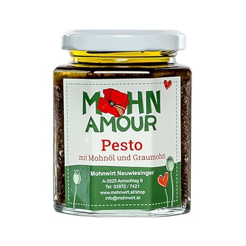 Graumohnöl- Pesto 190ml - Waldviertler Graumohn mit Graumohnöl - Kräutersalz und Petersilie von Mohnwirt Neuwiesinger - DailyDeal Graumohnöl- Pesto 190ml - Waldviertler Graumohn mit Graumohnöl - Kräutersalz und Petersilie von Mohnwirt Neuwiesinger - DailyDeal von Mohn Amour