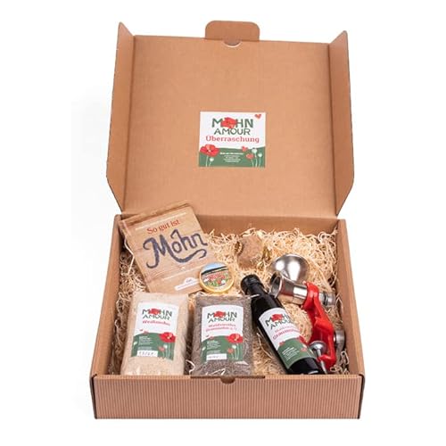 Mohn-Amour Geschenkbox - Geschenkidee für Mohn Liebhaber von Mohnwirt Neuwiesinger - DailyDeal Mohn-Amour Geschenkbox - Geschenkidee für Mohn Liebhaber von Mohnwirt Neuwiesinger - DailyDeal von Mohn Amour