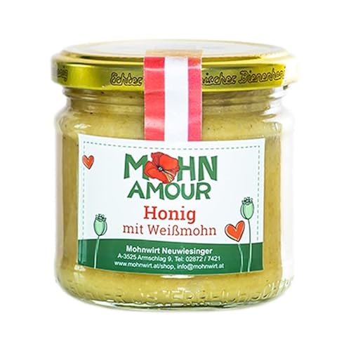 Weißmohn Cremehonig 250g - Österreichischer Cremehonig mit Waldviertler Weissmohn von Mohnwirt Neuwiesinger Weißmohn Cremehonig 250g - Österreichischer Cremehonig mit Waldviertler Weissmohn von Mohnwirt Neuwiesinger von Mohn Amour