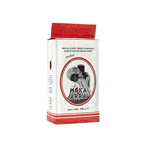 Rote Kaffeemischung für Moka Moka Arra (Beutel 250 Gramm vakuumverpackt) von Moka Arra