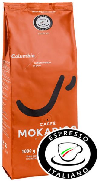 Mokarico Columbia Espresso Kaffee 1000g - Espresso Italiano Mokarico Columbia Espresso Kaffee 1000g - Espresso Italiano von Mokarico