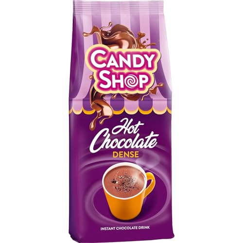 MOKATE® Candy Shop Hot Chocolate Trinkschokolade | 600g | Geschmack: Dense | Trinkmilchschokolade lösliches Instant Getränkepulver Smooth & Creamy Kakao Pulver Getränke Intensives Aroma von Mokate