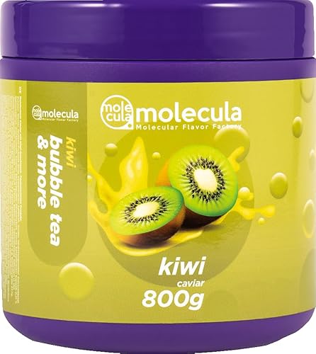 Popping Boba Molecularer Kaviar für Bubble Tea Nahrungsergänzungsmittel 100% Vegan und Glutenfrei Bobas ohne künstliche Farbstoffe Perlen 800 g Kiwi Popping Boba Molecularer Kaviar für Bubble Tea Nahrungsergänzungsmittel 100% Vegan und Glutenfrei Bobas ohne künstliche Farbstoffe Perlen 800 g Kiwi von molecula molecula Molekularna Fabryka Samku