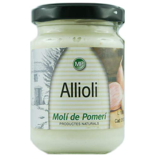 Molí de Pomerí Allioli mit Olivenöl 'Aioli Knoblauchmayonnaise', 140 g von Molí de Pomerí