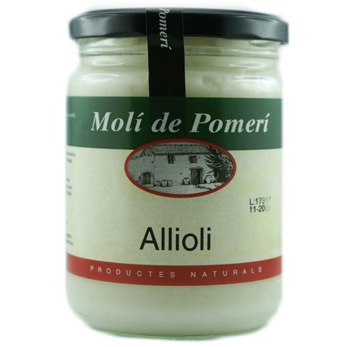 Molí de Pomerí Allioli mit Olivenöl 'Aioli Knoblauchmayonnaise', 440 ml von Molí de Pomerí
