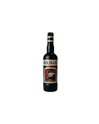 Molinari Caffe Sambuca Anislikör mit Caffé, 1er Pack (1 x 700 ml) von Molinari