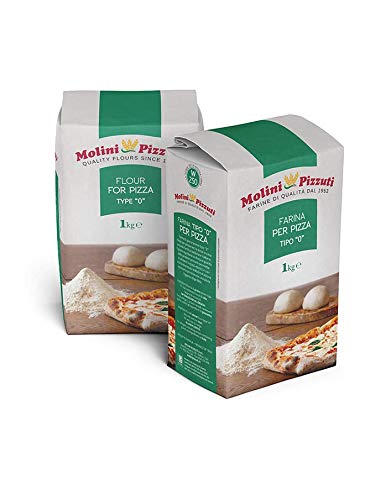 Molini Pizzuti - Mehl für Pizza, 1 kg x 4 Packungen. von Molini Pizzuti