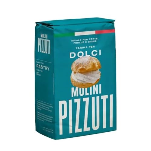 Pizzuti Mehl Für Süßigkeiten Kg. 1 - Paket 10 Stück von Molini Pizzuti