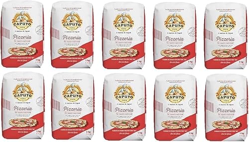 Caputo - Pizzeria Tipo 00 Weichweizengrieß 1kg (10er Pack) von Molino Caputo