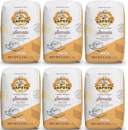 MOLINO CAPUTO Antico Mühle Caputo Semola hart Korn rimacinata Pack von 6 Einheiten MOLINO CAPUTO Antico Mühle Caputo Semola hart Korn rimacinata Pack von 6 Einheiten von Molino Caputo