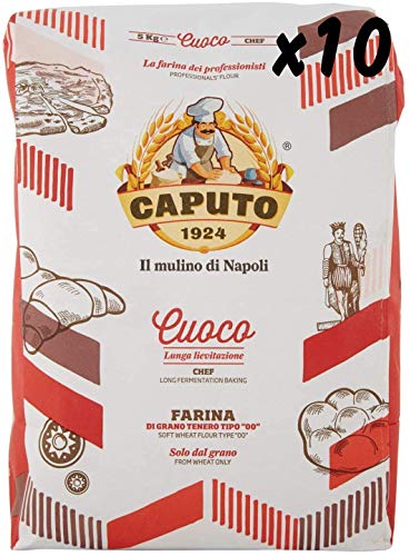 Mehl Caputo rot "00" Pizza Chef kg 1 - Paket 10 Stück von Molino Caputo