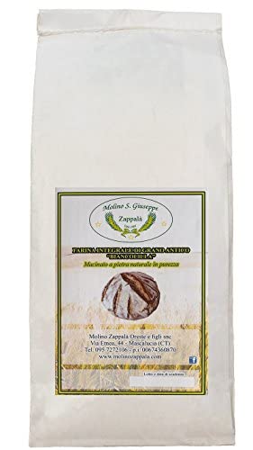 1 kg Vollmehl "Biancolilla" alte sizilianische Weizensorte -Molino Zappalà 1 kg Vollmehl "Biancolilla" alte sizilianische Weizensorte -Molino Zappalà von Molino Zappala'