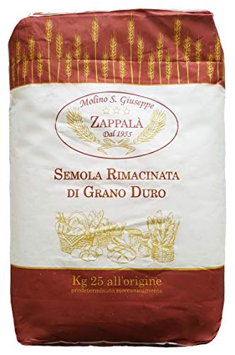 25 kg Remillierter sizilianischer Hartweizengrieß SPEZIAL - MOLINO ZAPPALA ' von Molino Zappala'