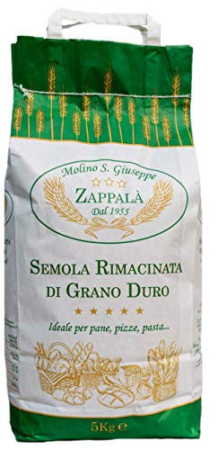 5 kg Remillierter sizilianischer Hartweizengrieß SPECIAL Typ-MOLINO ZAPPALA ' 5 kg Remillierter sizilianischer Hartweizengrieß SPECIAL Typ-MOLINO ZAPPALA ' von Molino Zappala'