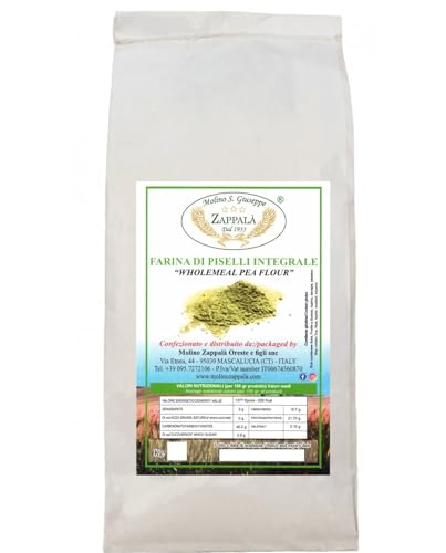5 Kg Vollkorn-Erbsenmehl von Molino Zappala'
