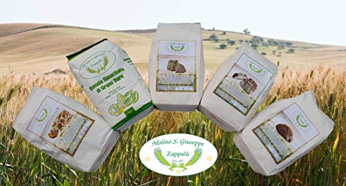 5kg Mix Pack Ancient Flavours "TYP 2 Mehl, REGRINDED SEMOLINA, CAPPELLI, KAMUT, Dinkel" -MOLINO ZAPPALA " von Molino Zappala'