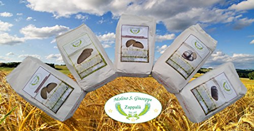 5 kg Mix Pack Integral "RUSSELLO, TUMMINIA, BUCKWHEAT, WHOLEMEAL DURUM WHEAT, RYE-MOLINO ZAPPALA" von Molino Zappala'