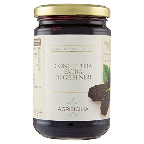 Extra Marmelade von schwarzen Maulbeeren 360 g von Molino Zappala'