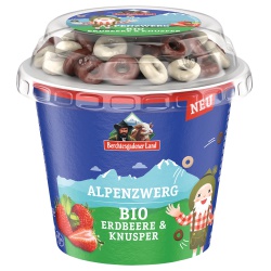Frucht- & Knusper-Joghurt mit Erdbeere von Molkerei Berchtesgadener Land