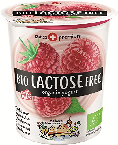 Bio Jogurt lactosefrei Himbeer 6 x 200 gr von Molkerei Biedermann