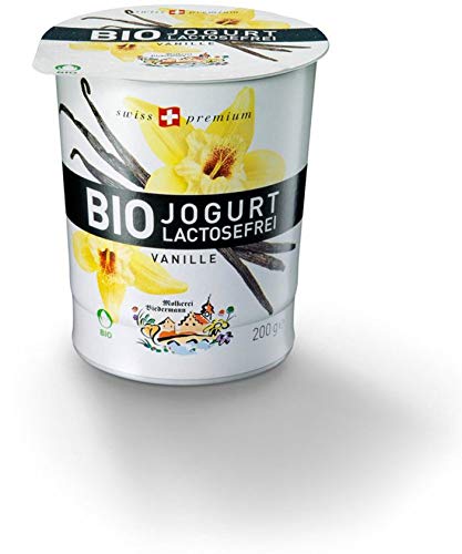 Bio Jogurt lactosefrei Vanille 6 x 200 gr von Molkerei Biedermann