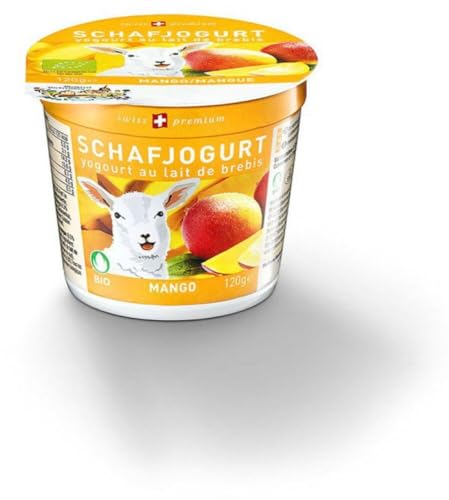 Bio Schafjogurt Mango 6 x 120 gr von Molkerei Biedermann