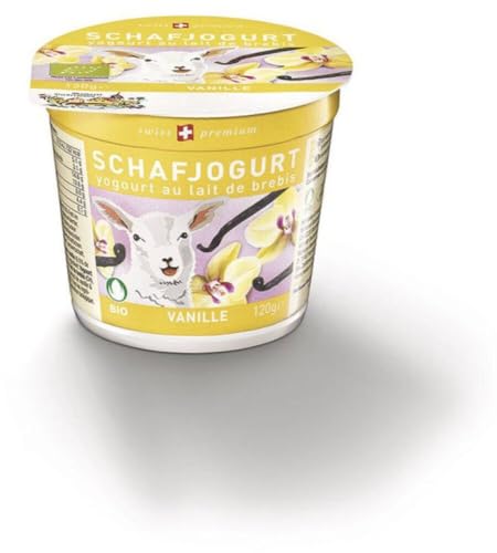 Bio Schafjogurt Vanille 6 x 120 gr von Molkerei Biedermann