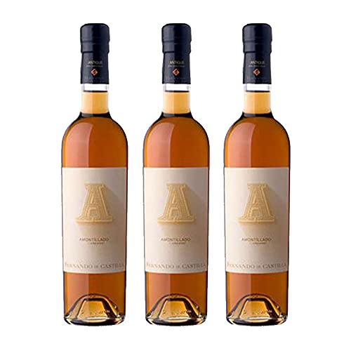 Amontillado Wein Antique von 50 cl - D.O. Jerez-Sherry - Bodegas Fernando de Castilla (3 Flaschen) von Momentos Santiamen