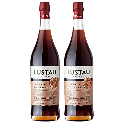 Brandy de Jerez Solera Gran Reserva Lustau 70 cl - DO Jerez-Sherry - Bodegas Grupo Caballero (2 Flaschen) von Momentos Santiamen