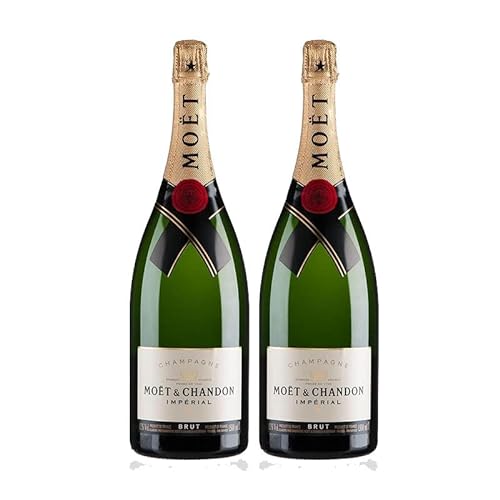 Champagner Moët & Chandon Brut Imperial 75 cl - D.O. Champagner - Kellerei Moët & Chandon (2 Flaschen) von Momentos Santiamen