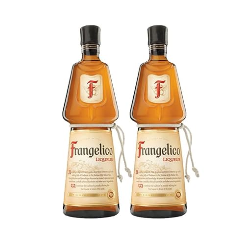 Haselnusslikör Frangelico 70 cl - Italien - Bodegas Frangelico (2 Flaschen) von Momentos Santiamen