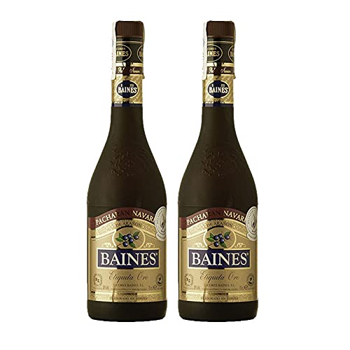 Likör Pacharan Baines Oro 70 cl - Licores Baines (2 Flaschen) von Momentos Santiamen