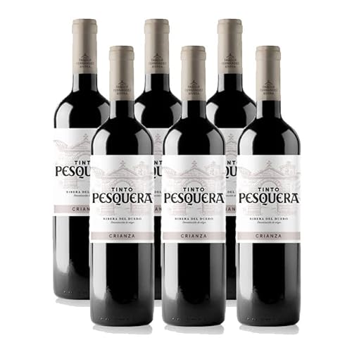 Pesquera Crianza Rotwein 75 cl - D.O. Ribera del Duero - Bodegas Tinto Pesquera (6 Flaschen) von Momentos Santiamen