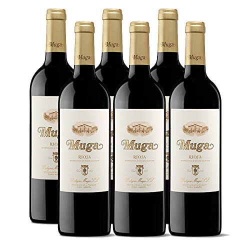 Rotwein Crianza Muga 75 cl - D.O. La Rioja - Bodegas Muga (6 Flaschen) von Momentos Santiamen