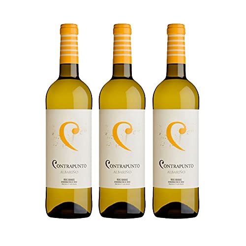 Weißwein Albariño Contrapunto von 75 cl - D.O. Rias Baixas - Bodegas Granbazan (3 Flaschen) von Momentos Santiamen