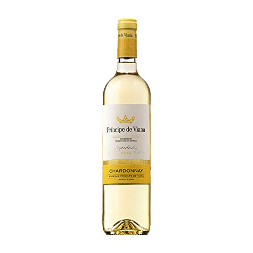 Weißwein Principe de Viana Chardonnay Fermentiert im Fass von 75 cl - D.O. Navarra - Bodegas Principe de Viana (1 Flasche) von Momentos Santiamen