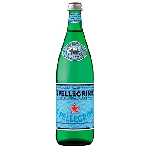 S.Pellegrino natürliche Mineralwasserglas 750ml (Packung mit 12 x 750 ml) von Mon Copain Caviste